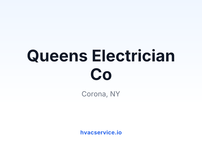Queens Electrician Co