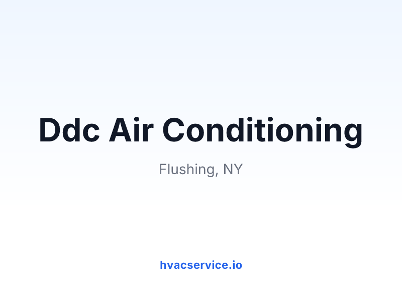 Ddc Air Conditioning