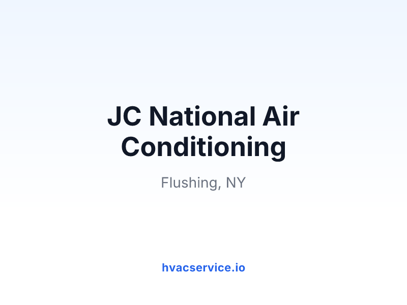 JC National Air Conditioning