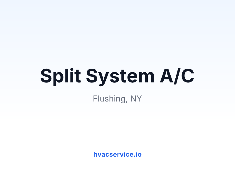 Split System A/C
