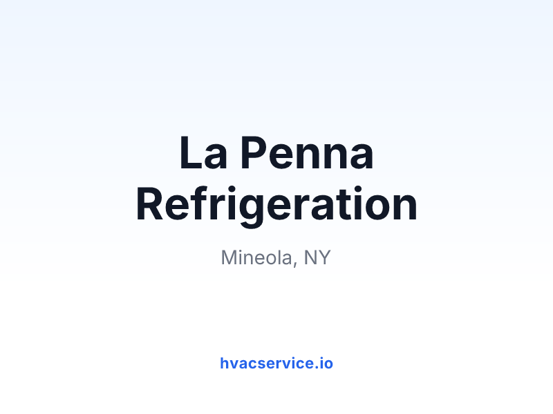La Penna Refrigeration