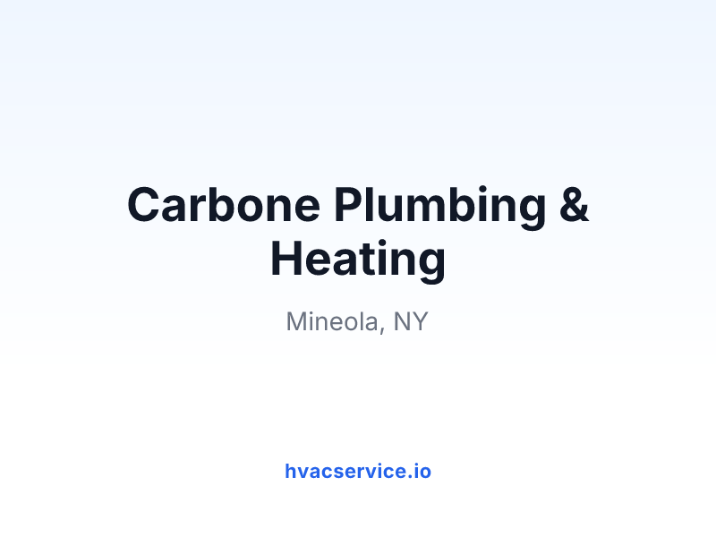 Carbone Plumbing & Heating