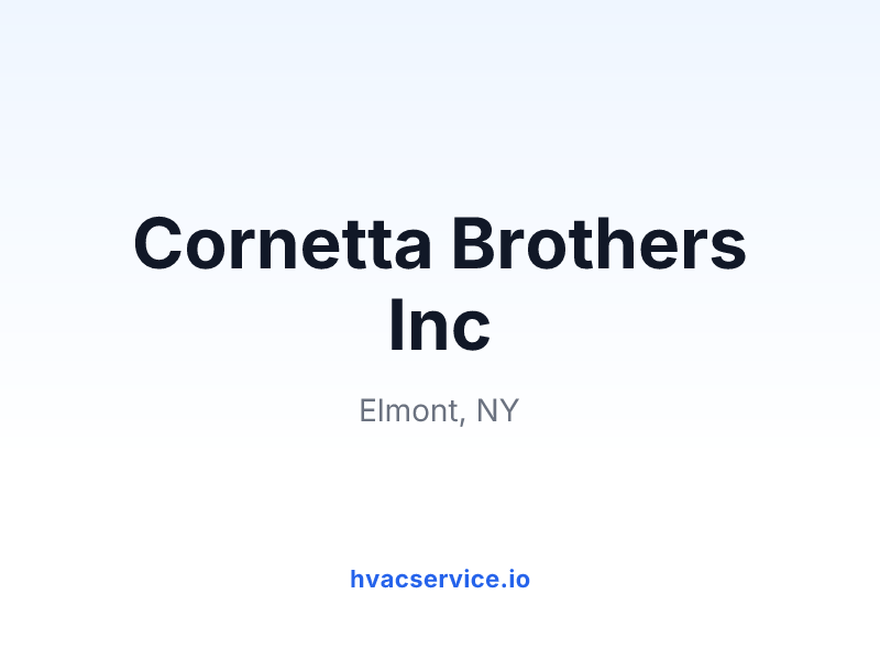 Cornetta Brothers Inc