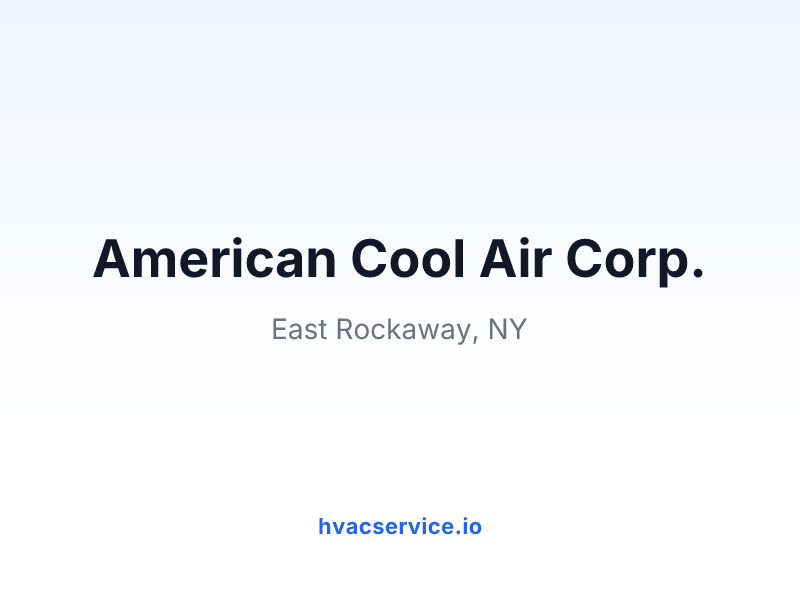 American Cool Air Corp.