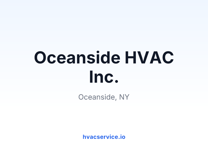 Oceanside HVAC Inc.
