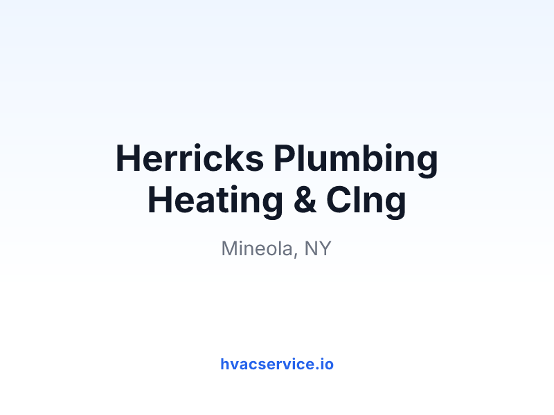 Herricks Plumbing Heating & Clng