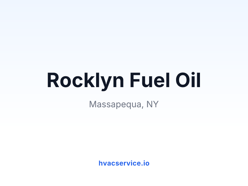 Rocklyn Fuel Oil