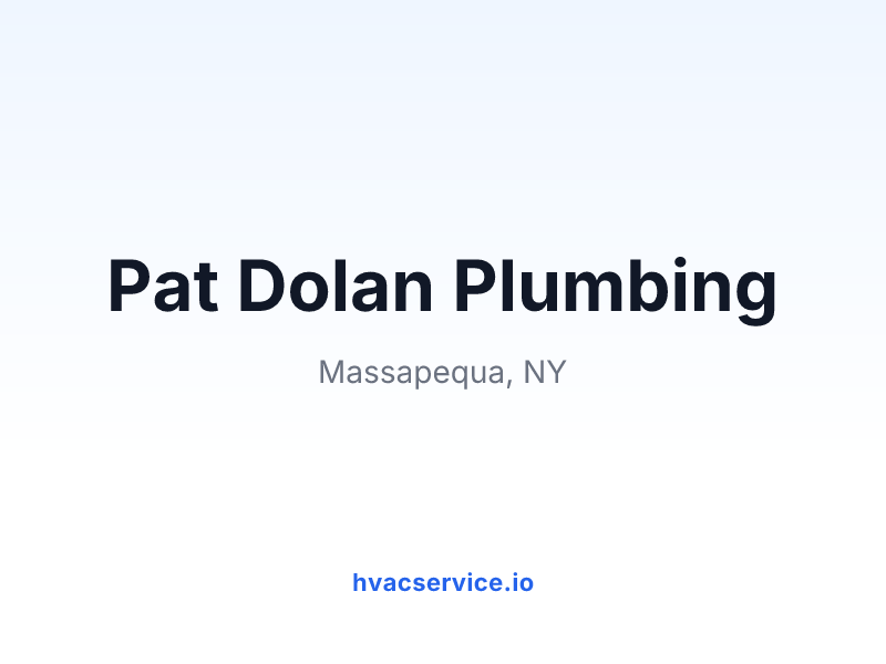 Pat Dolan Plumbing
