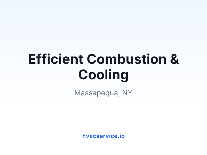 Efficient Combustion & Cooling