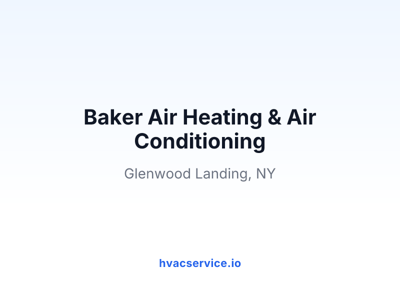 Baker Air Heating & Air Conditioning
