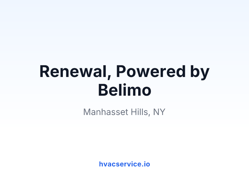 Renewal, Powered by Belimo