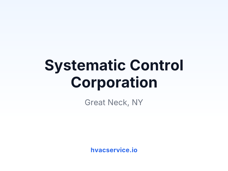 Systematic Control Corporation