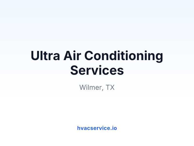 Ultra Air Conditioning Services