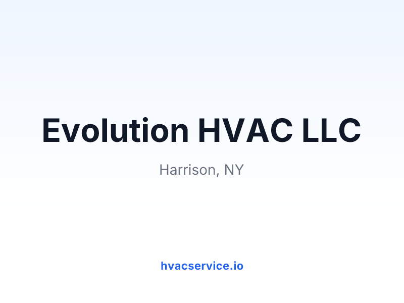 Evolution HVAC LLC