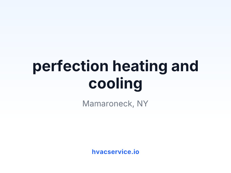 perfection heating and cooling