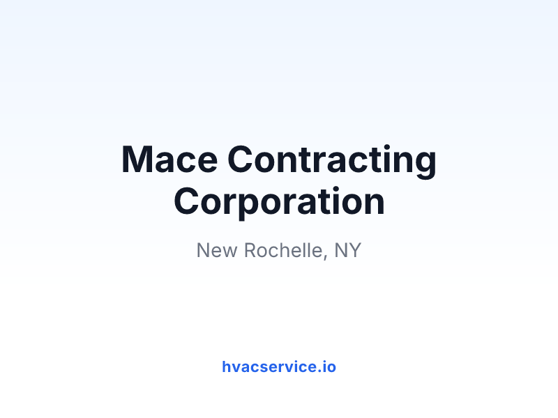 Mace Contracting Corporation
