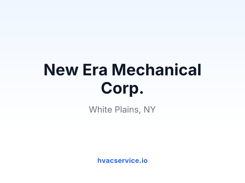 New Era Mechanical Corp.