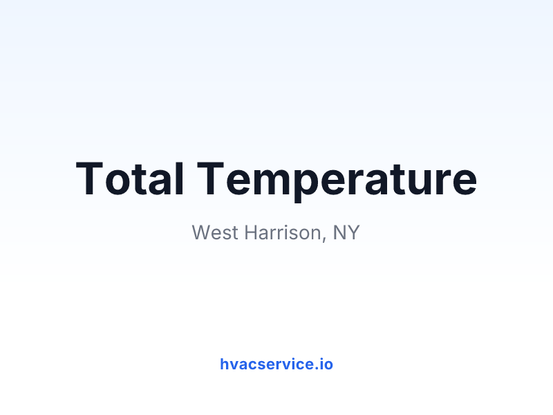Total Temperature
