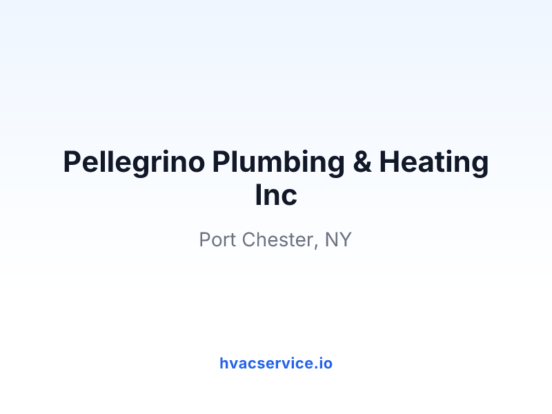 Pellegrino Plumbing & Heating Inc