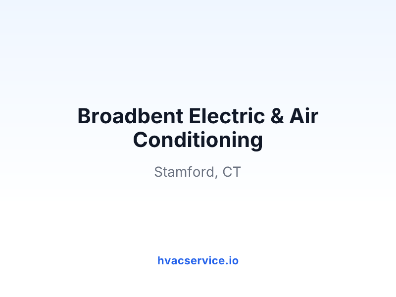 Broadbent Electric & Air Conditioning