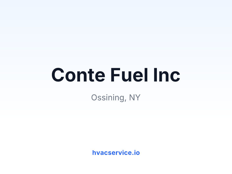 Conte Fuel Inc