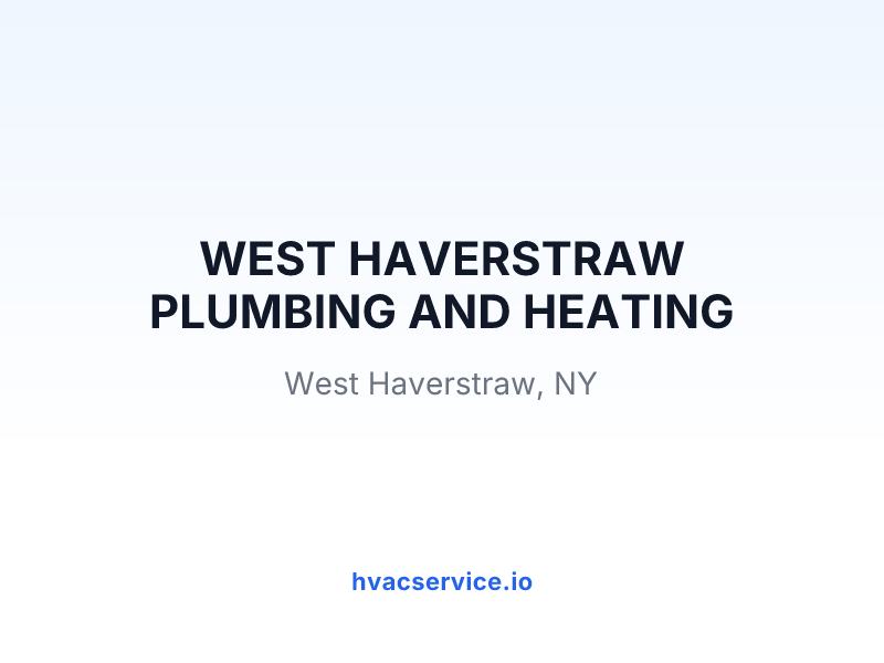 WEST HAVERSTRAW PLUMBING AND HEATING
