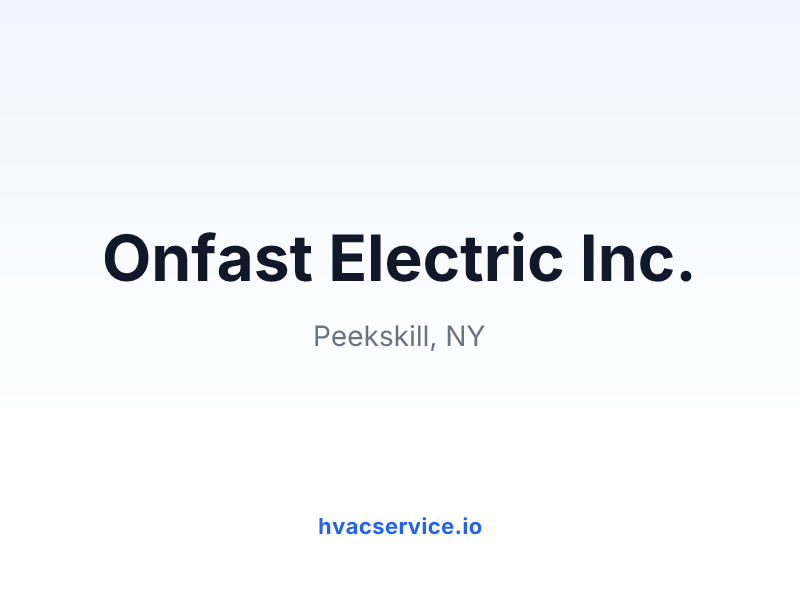 Onfast Electric Inc.