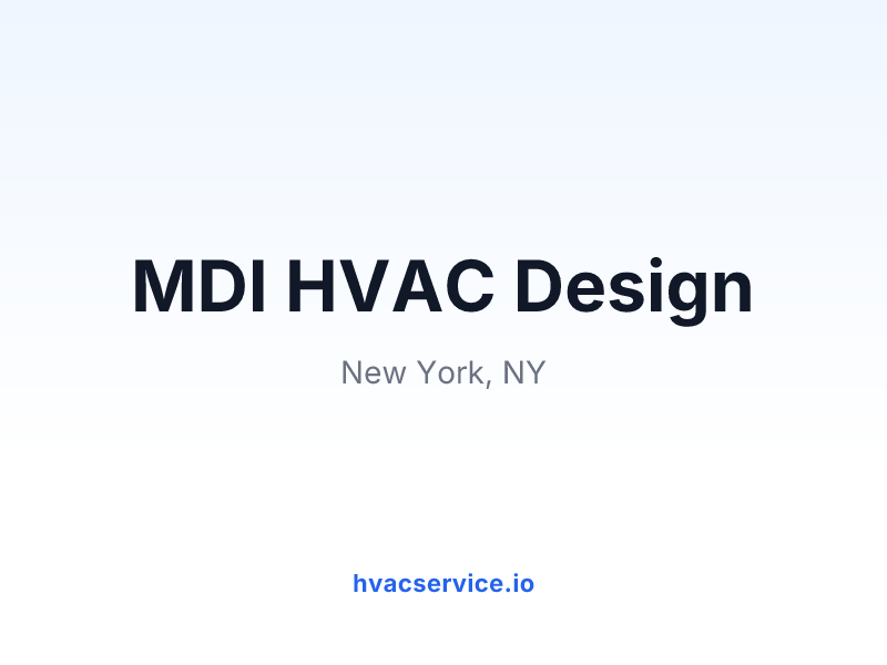 MDI HVAC Design