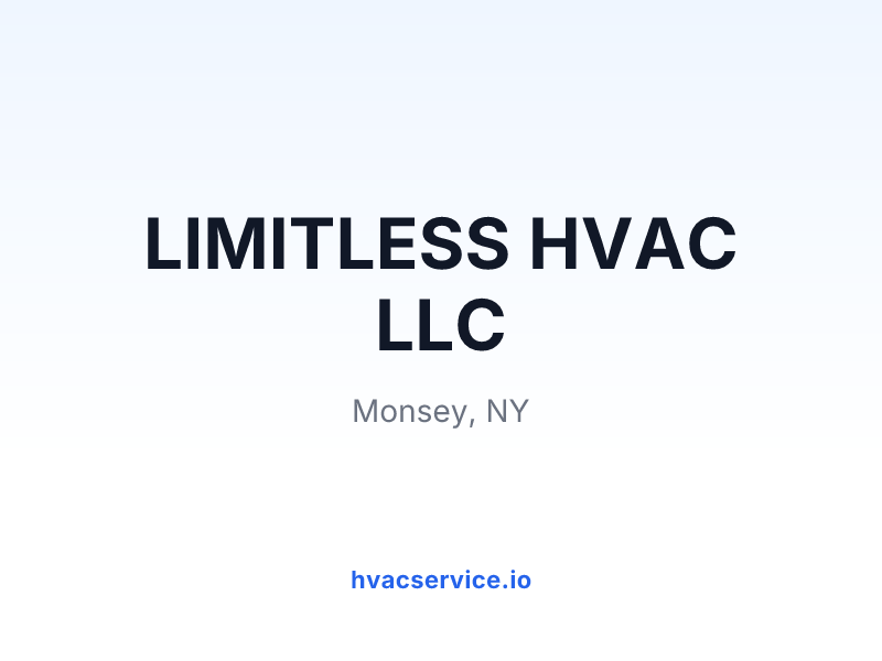 LIMITLESS HVAC LLC