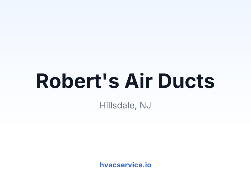 Robert's Air Ducts