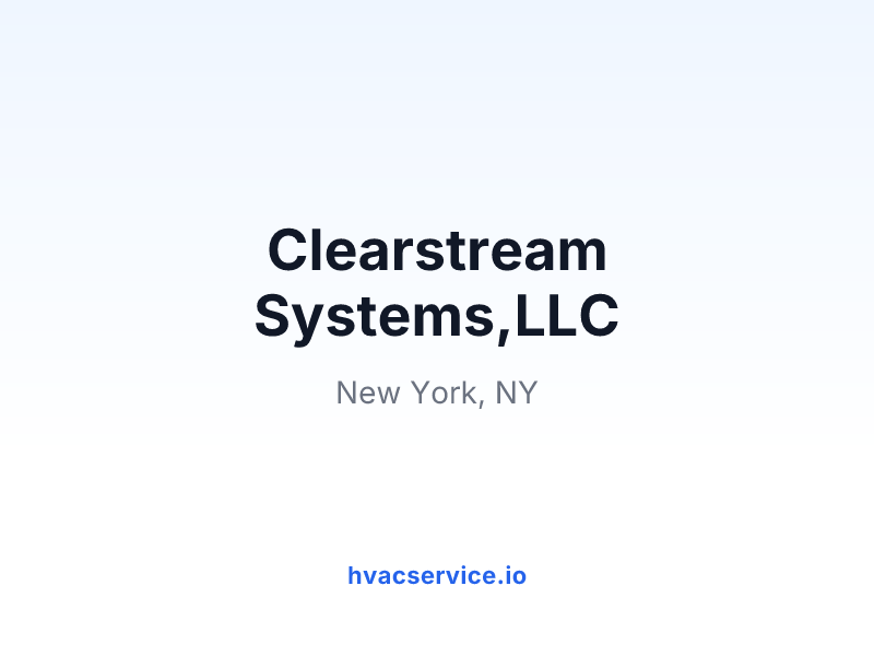 Clearstream Systems,LLC