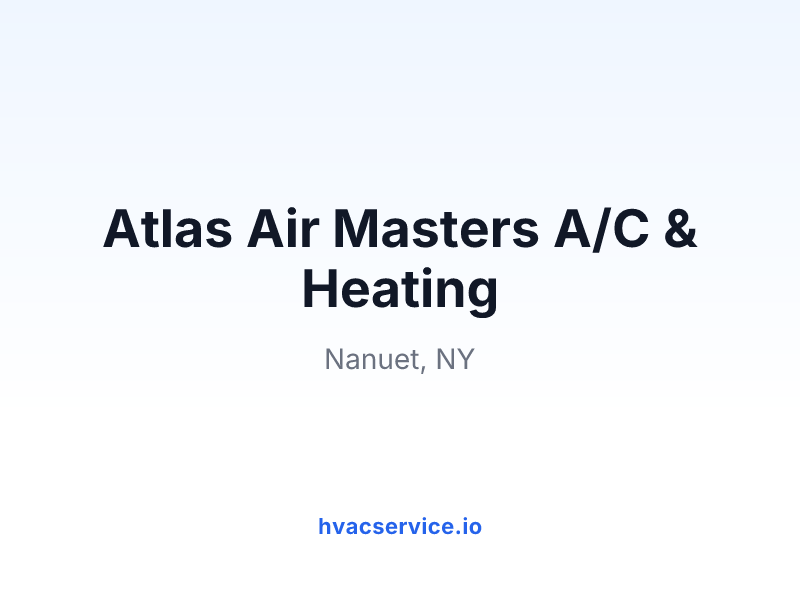 Atlas Air Masters A/C & Heating