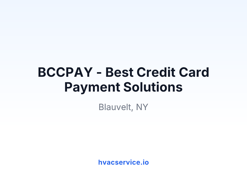 BCCPAY - Best Credit Card Payment Solutions