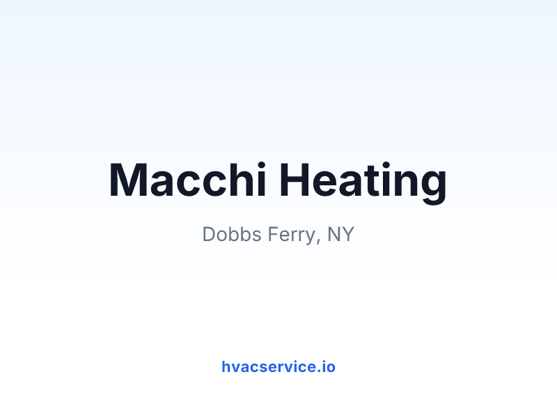 Macchi Heating