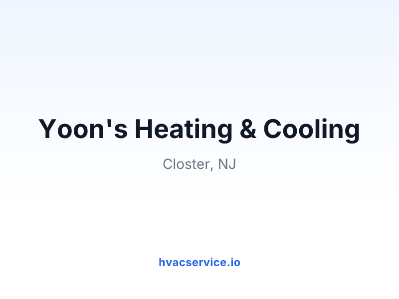 Yoon's Heating & Cooling