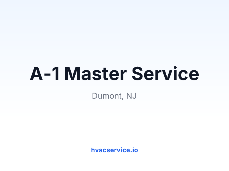 A-1 Master Service
