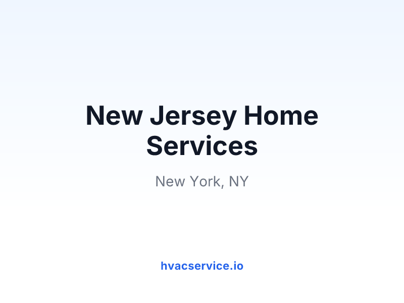 New Jersey Home Services