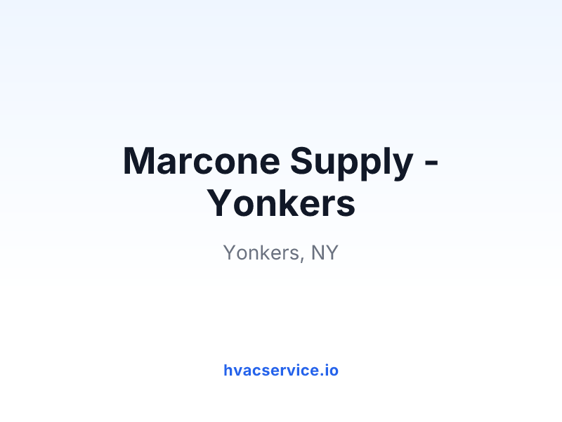 Marcone Supply - Yonkers
