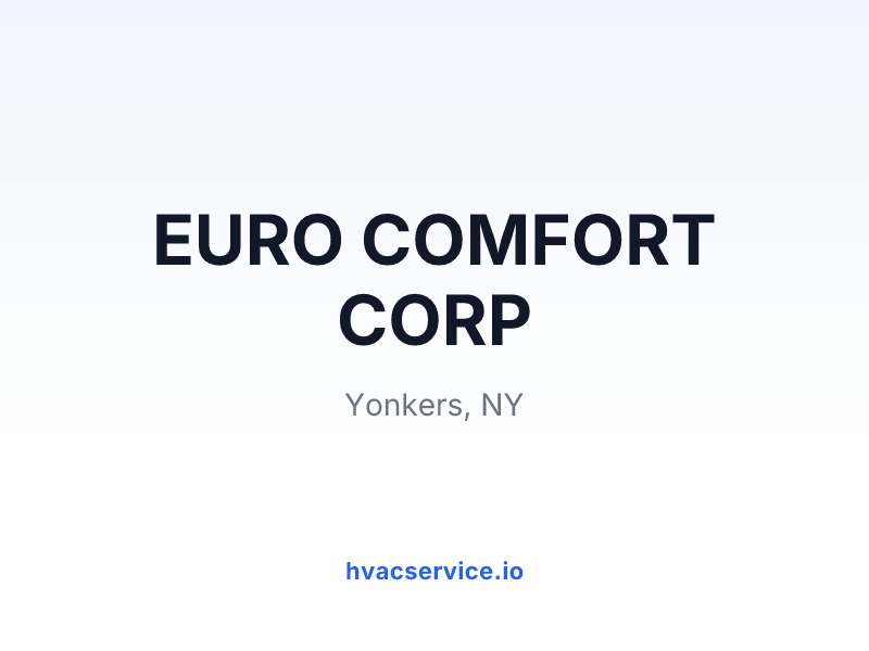EURO COMFORT CORP