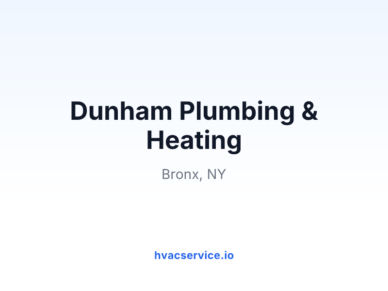 Dunham Plumbing & Heating