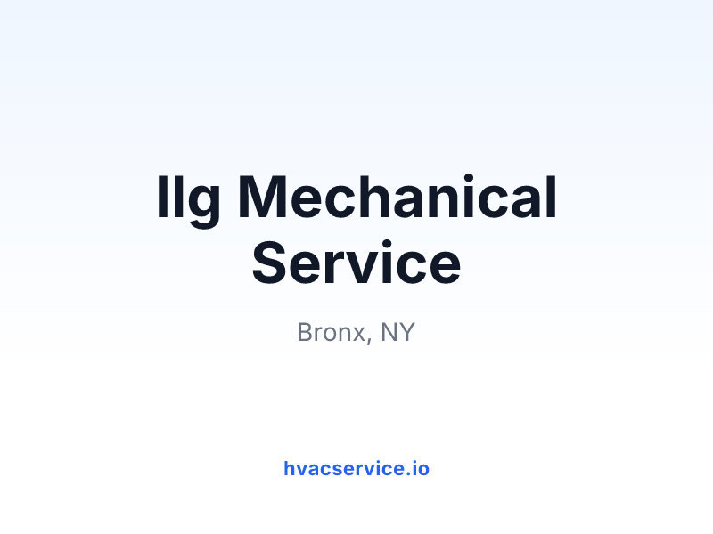 Ilg Mechanical Service