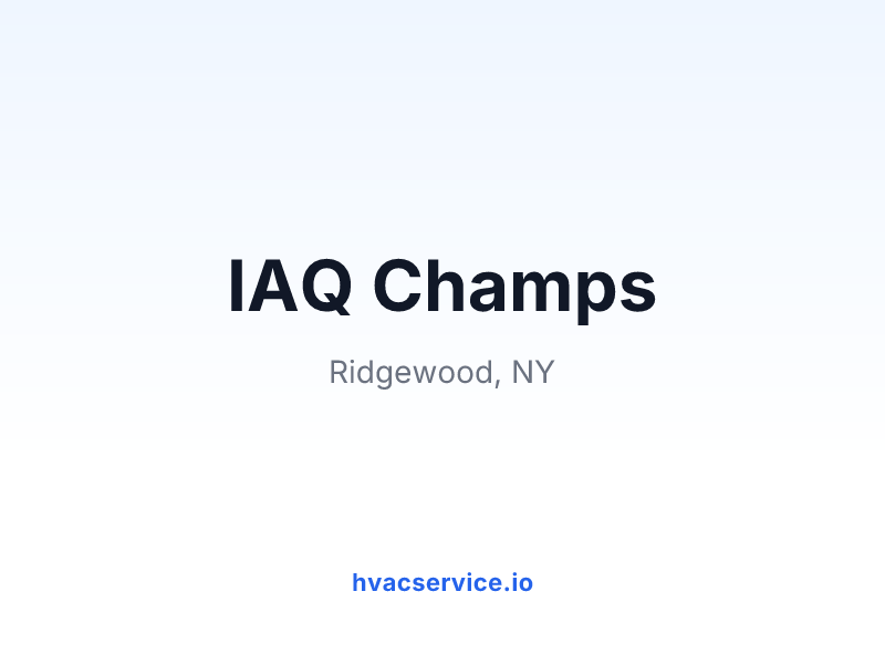 IAQ Champs