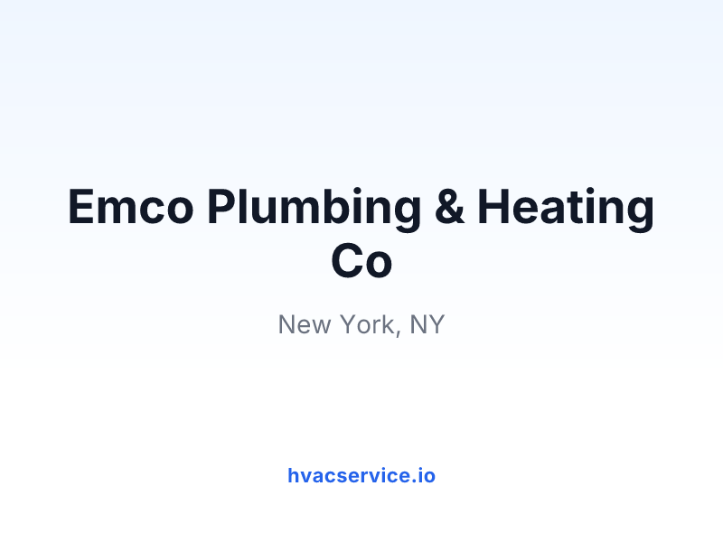 Emco Plumbing & Heating Co