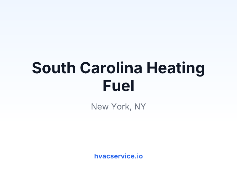 South Carolina Heating Fuel