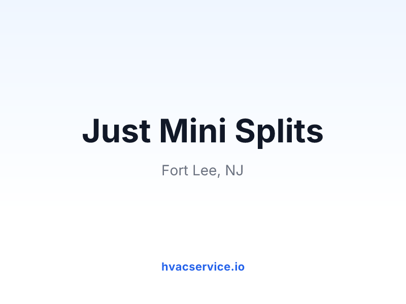 Just Mini Splits