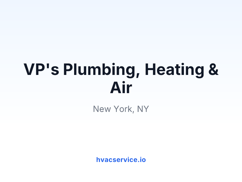 VP's Plumbing, Heating & Air
