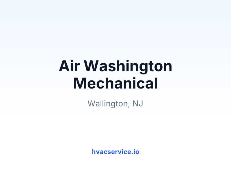 Air Washington Mechanical