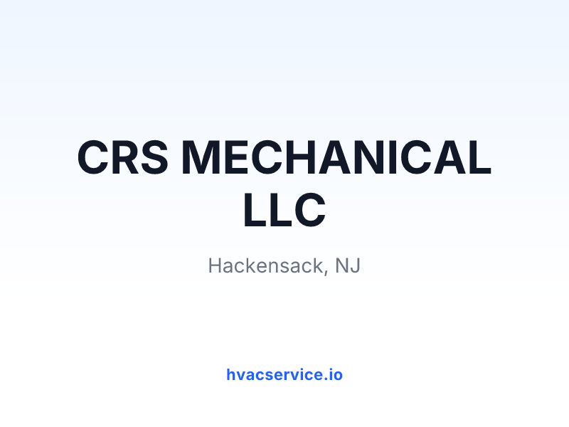 CRS MECHANICAL LLC