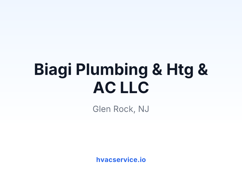 Biagi Plumbing & Htg & AC LLC