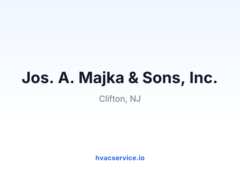 Jos. A. Majka & Sons, Inc.